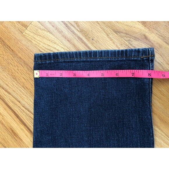 Ralph Lauren Lauren Jeans Women's US 14 Blue Denim Straight Leg Cotton Stretch - Picture 4 of 9